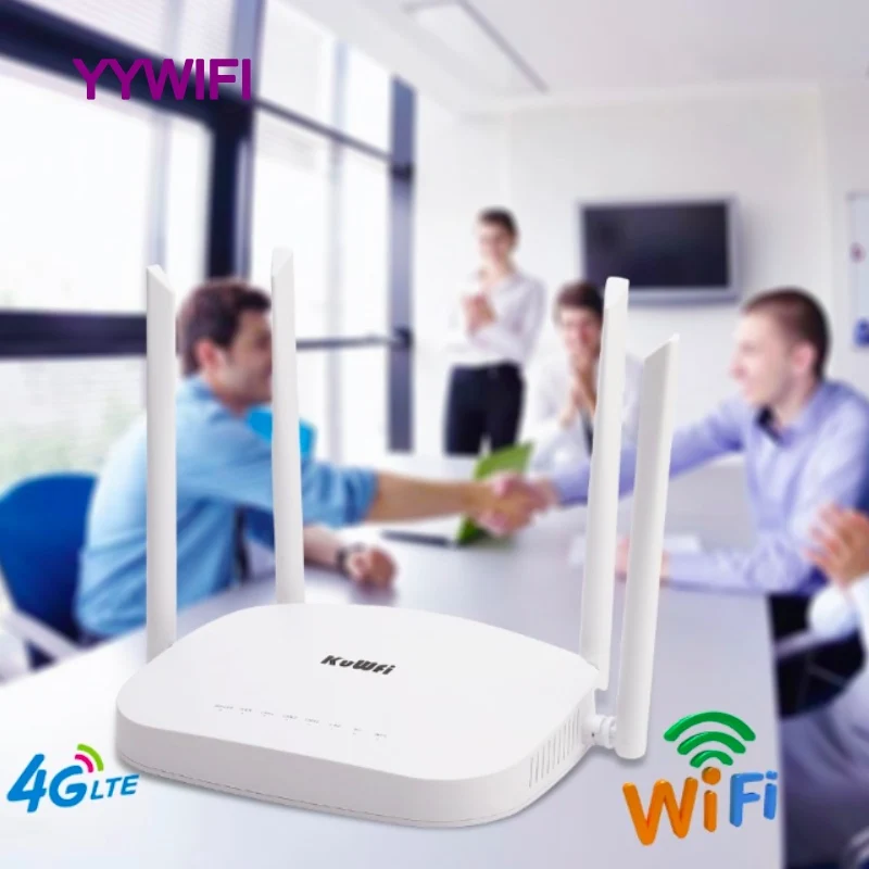 Беспроводной маршрутизатор Wifi 4G CPE 300 Мбит/с роутеры LTE Мобильный с портом LAN