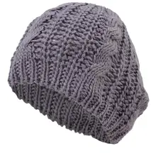 HTHL-плетеный мешок шапка Вязание крючком Теплые, зимние, шерстяные Лыжная Шапка Кепка для женщин