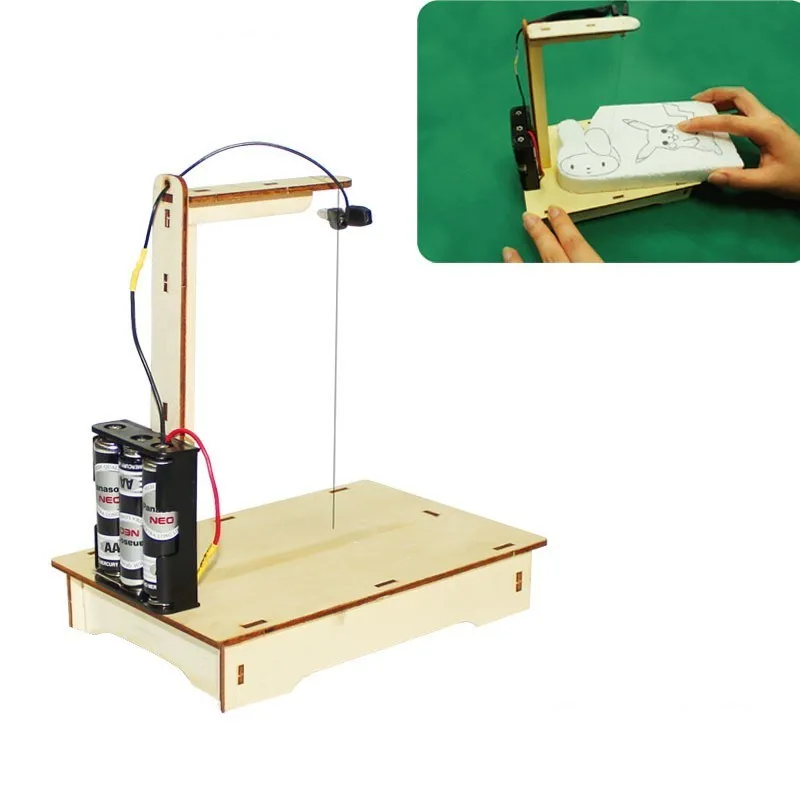 DIY Wooden Foam Cutting Machine Creative Handmade Physical inventions