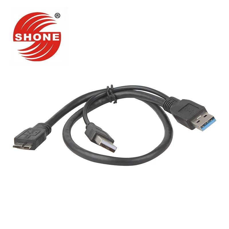 

USB3.0 mobile hard disk data cable double head usb power supply high speed applicable cable extension cable 0.5 m