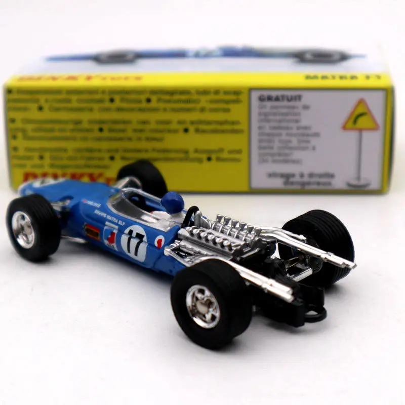 Atlas 1:43 Dinky игрушки 1417 MATRA F1 DUNLOP сплав автомобиля#17 литые модели Ограниченная серия Коллекция