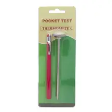 127 мм почвенный термометр циферблат из нержавеющей стали 0-100 градусов Цельсия диапазон температуры компост садовый почвенный термометр