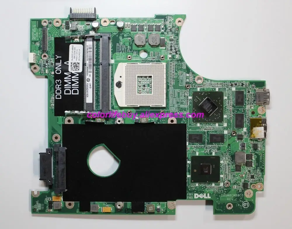 

Genuine CN-0M2TVP 0M2TVP M2TVP HM57 DDR3 DAUM8CMB8C0 Laptop Motherboard for Dell Inspiron N4010 Notebook PC