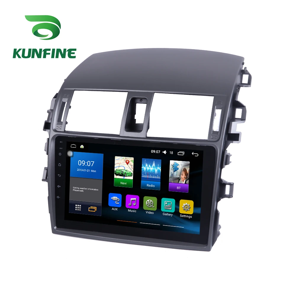 Восьмиядерный 1024*600 Android 8 1 автомобильный DVD GPS навигационный плеер Deckless стерео для