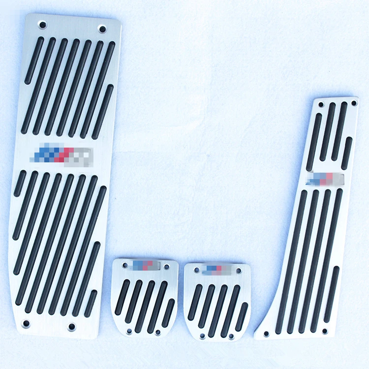

Car Aluminum Foot Rest Pedals Set Trim Cover With Screws for BMW 3 Series New 1 Series X1 M3 E30 E36 E46 E87 E90 E91 E92 E93