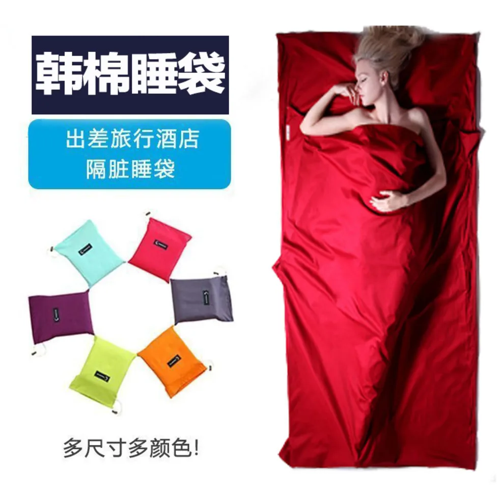 

75cmX210CM Travel Sleeping Bag Liner Adult Sleeping Bag Ultra Light Envelope Portable Indoor Hotel Hotel Sleeping Bag