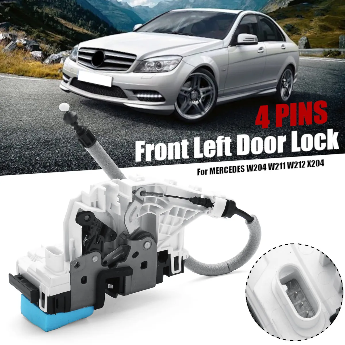 

A2047201535 2047201535 CAR FRONT LEFT DOOR LOCK For MERCEDES W204 W211 W212 X204 2007-2014