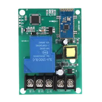 

One Channel Bluetooth Relay Module Wireless Remote Control Timing Switch 110-250VAC 2019 new style