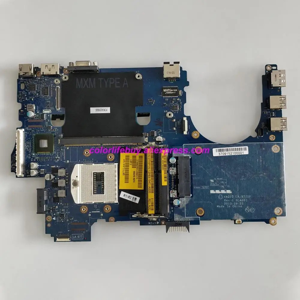 

Genuine THP1N 0THP1N CN-0THP1N VAQ10 LA-9771P Laptop Motherboard for Dell Precision M4800 Notebook PC