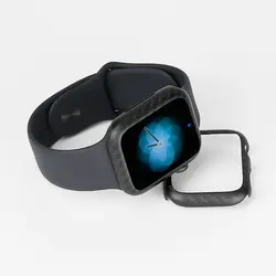 Чехол из углеродного волокна для Apple Watch Series 4 40 мм 44 мм роскошный защитный чехол для Apple Watch 1 2 3 38 мм 42 мм чехол для часов рамка