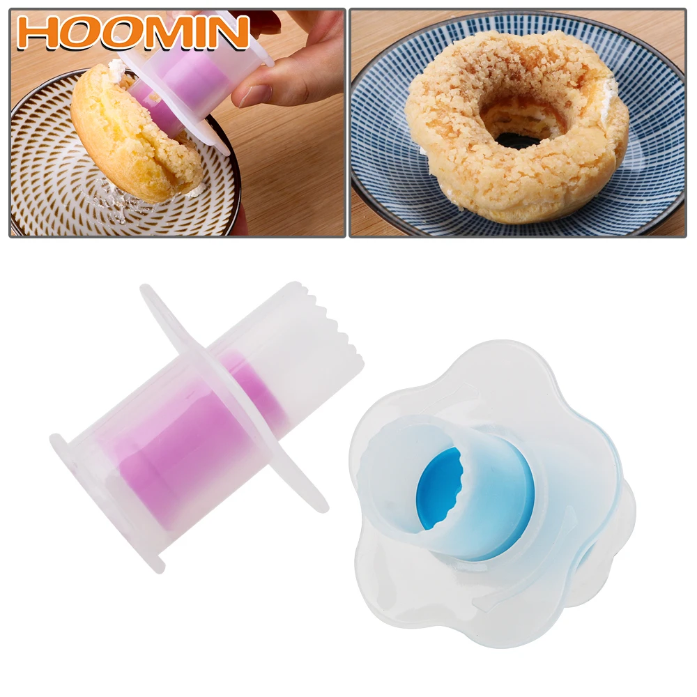 

HOOMIN Plunger Cutter Cupcake Corer Tools Cake Digging Holes Device Muffin Cake Pastry Corer Cupcake Bread Decorating