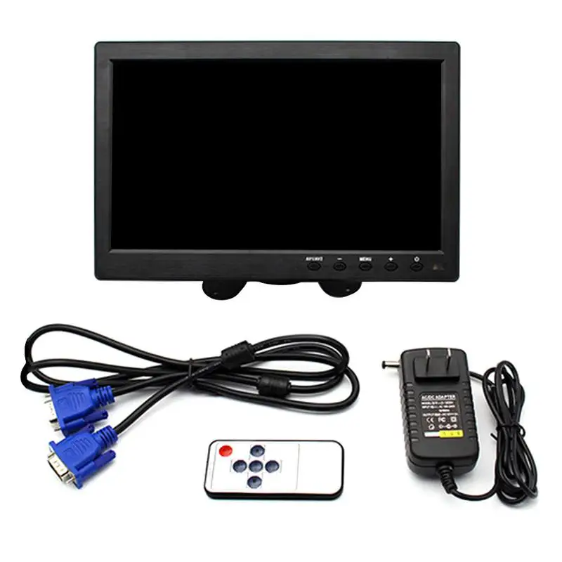 

10.1 Inch Monitor Display Home HDMI+VGA+AV High Definition Computer Interface Monitor With Holder