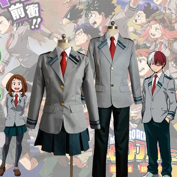 

Anime Boku no Hero Academia cosplay costume My Hero Academia School Uniform Suit Midoriya Izuku Bakugou Katsuki Uraraka Ochako