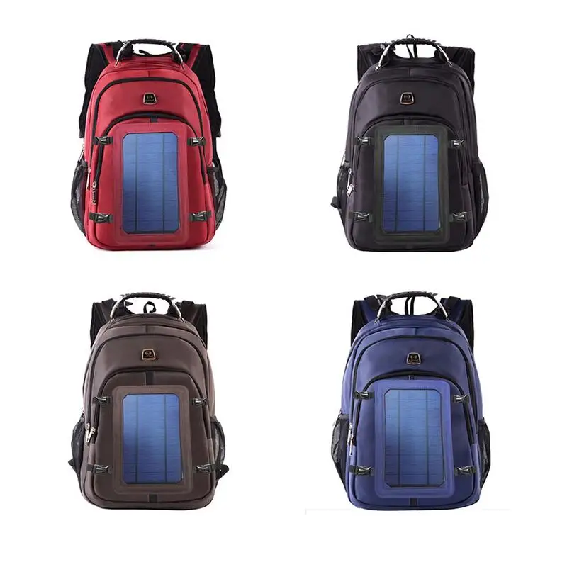 

18 * 35 * 49cm Outdoor Mountaineering Bag Solar Rechargeable Waterproof Backpack Sports Backpack Casual Mountaineering Bag