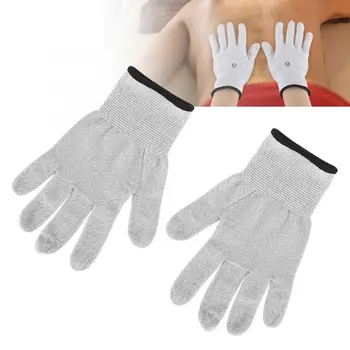 

1pair Electrode Gloves Electrical Shock Fiber Eletric Pluse Therapy Massage Conductive Gloves Electrotherapy Massage Gloves