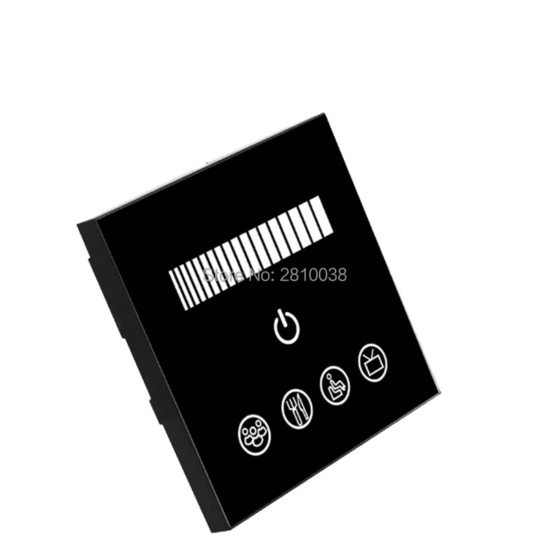 

2 pcs/lot WiFi thyristor led dimmer touch panel dimming controller AC 85-265V led dimmer switch 220V for led lamps