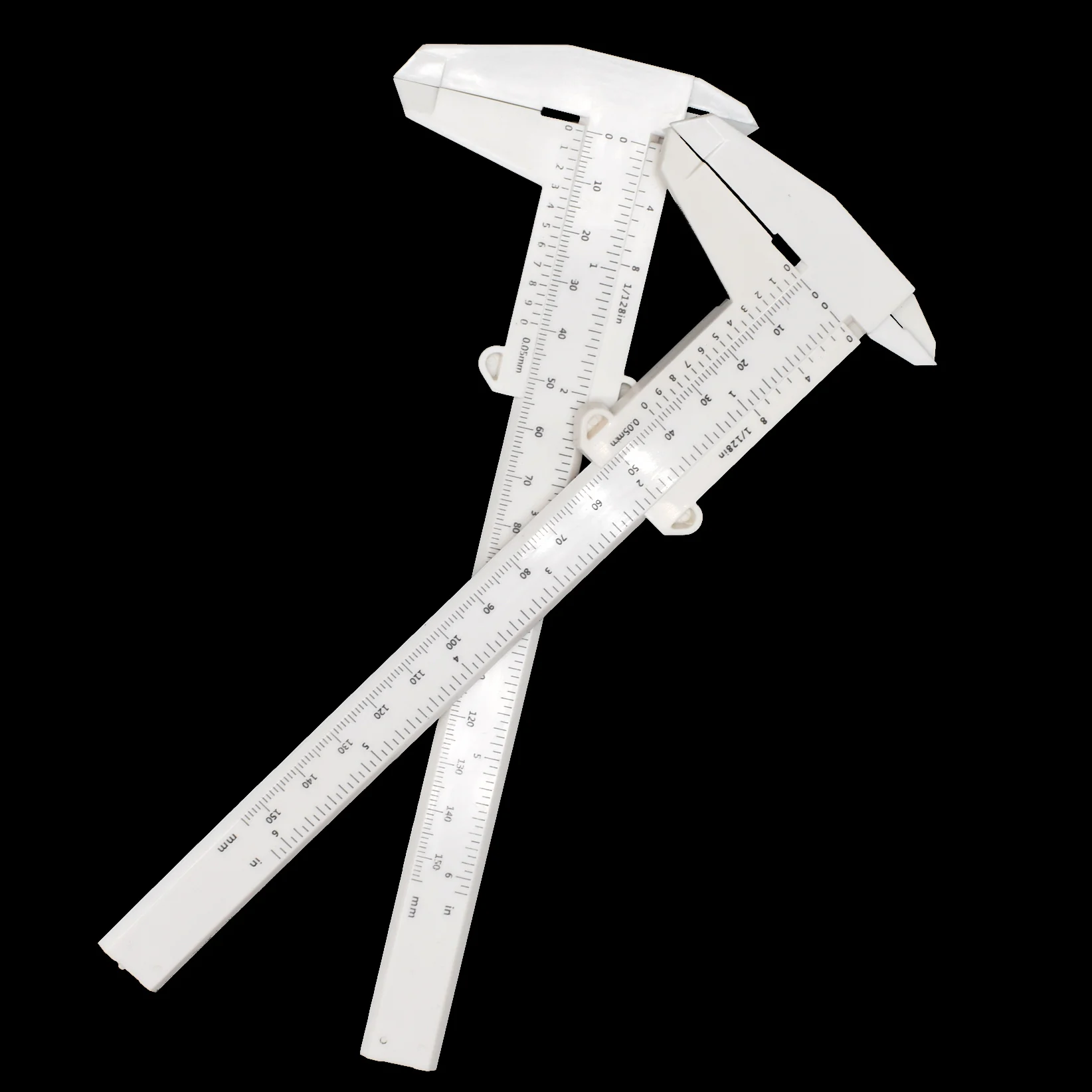 

100 units Plastic Eyebrow Measuring Vernier Caliper Tattoo Microblading Caliper Ruler 150MM