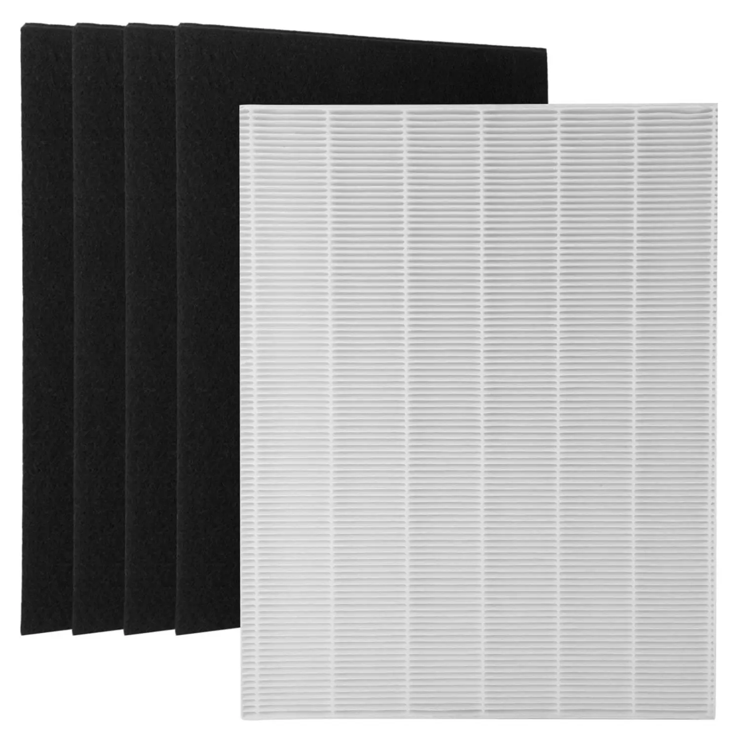 

1 True HEPA Filter + 4 Carbon Replacement Filters A 115115 Size 21 for Winix PlasmaWave Air purifier 5300 6300 5300-2 6300-2 P