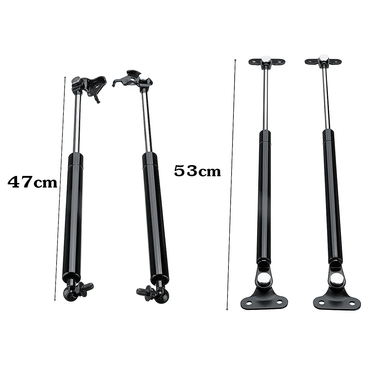  2Pair Bonnet+Tailgate Gas Struts Lift for Toyota Land Cruiser 80 Series 90-97 Steel Front Bonnet Le