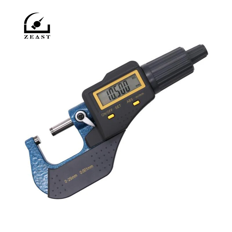 

0-25mm Digital Outside Micrometer Electronic Micrometer Gauge Meter 0.001mm Thickness Measuring Gauge Tools With Box