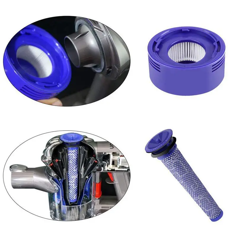 Запасные фильтры HEPA для Dyson V8 и V7 аккумуляторных пылесосов|Запчасти пылесоса| |