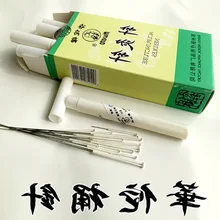 

new 20pcs /100pcs/200pcs 0.35*13/25/40/50/75mm huatuo acupuncture needles silver needle reusable with tube