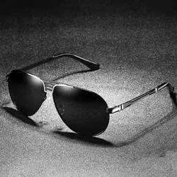 Для мужчин солнцезащитные очки поляризованные очки Uv400 высокое качество Для женщин Мода Винтаж очки для вождения оттенки Ретро пилот