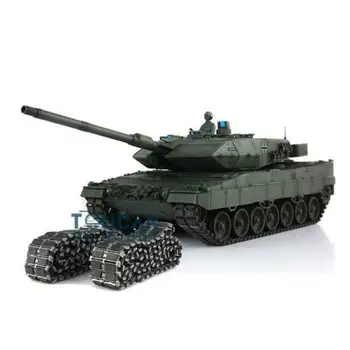 

Henglong 1/16 Green 6.0 Leopard2A6 RTR RC Tank 3889 W/ 360 Turret Metal Tracks