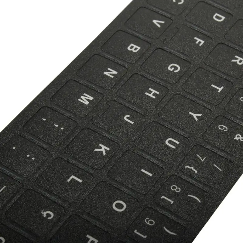 Black Portuguese PO Language Letter Alphabet Keyboard Stickers Layout for Mac Computer Laptop Notebook PC laptop accessories