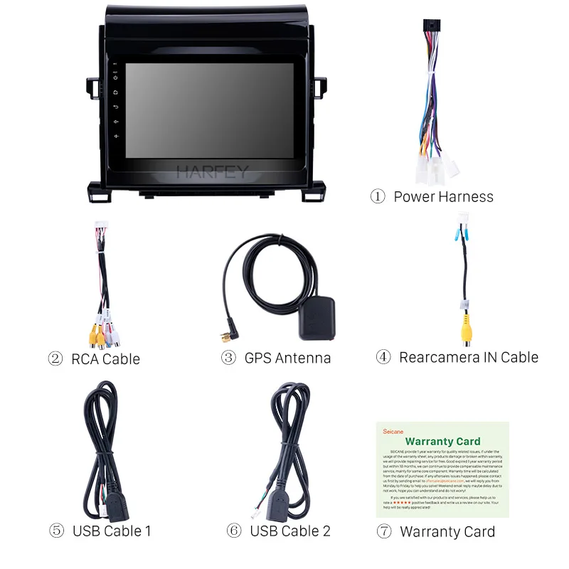 Excellent Harfey 2 Din 8" Multimedia Player GPS Car Radio Android7.1/8.1 for Toyota ALPHARD(Vellfire ANH20) with WIFI FM AUX Rear camera 3 Excellent Harfey 2 Din 8" Multimedia Player GPS Car Radio Android7.1/8.1 for Toyota ALPHARD(Vellfire ANH20) with WIFI FM AUX Rear camera 3