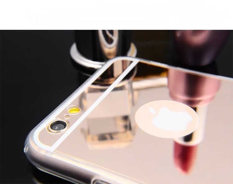 Чехол для Телефона iPhone X 8 7 Plus роскошный зеркальный чехол XS 6S 6 5S 5 SE 4S 4 задняя