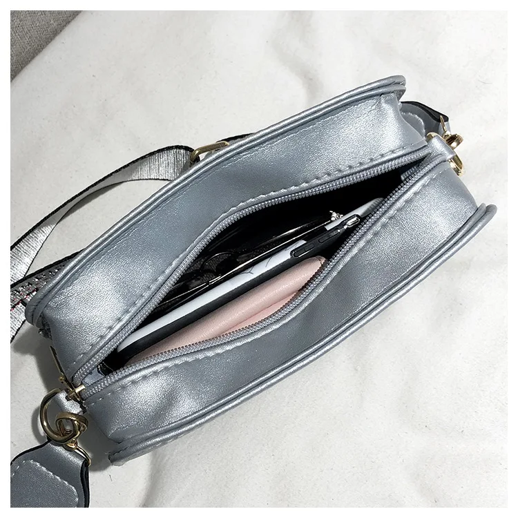 شخصية واسعة إلكتروني الكتف حزام النساء 2019 جديد نمط حقيبة كتف مفردة الأزياء crossbody حقيبة للنساء حقيبة ساعي