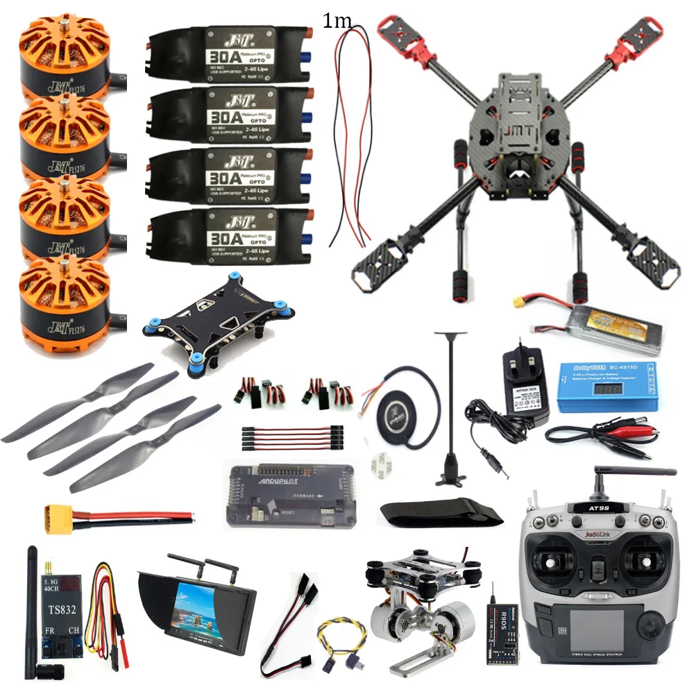 Полный комплект FPV DIY 2 4 ГГц Aixs RC вертолеты APM2.8 Контроллер полета M7N GPS J630