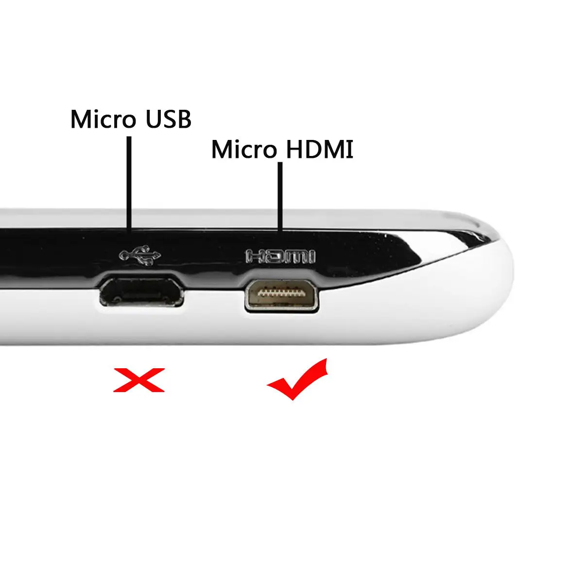 CYSM Micro HDMI к Мужской HDTV кабель для сотового телефона и планшета камеры вверх вниз