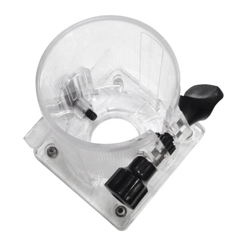  Woodworking Trimmer Accessories Hard Plastic Base Shield With 2 Knobs For Makita 3703 Electric Trim