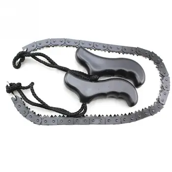 

Woodworking 480mm(18.9'') Heavy duty Manganese Survival Wire Saw Camp Hike Outdoor Hunt Fish Tool Cut Cutter Wood Forest Serra