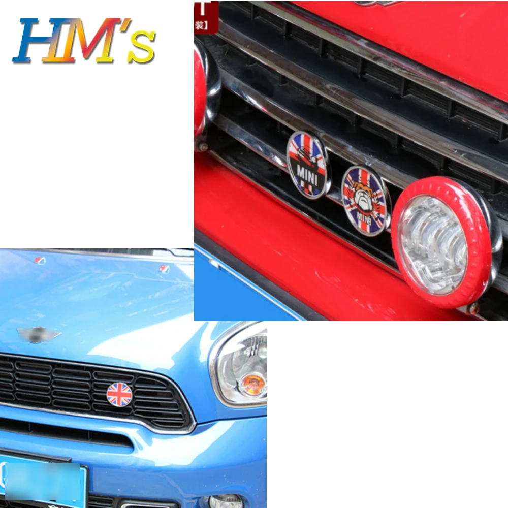 

For MINI Cooper S One R50 R53 R55 R56 R57 R58 R59 R60 R61 Car Styling Front Grille Stickers Decals For MINI Countryman Clubman