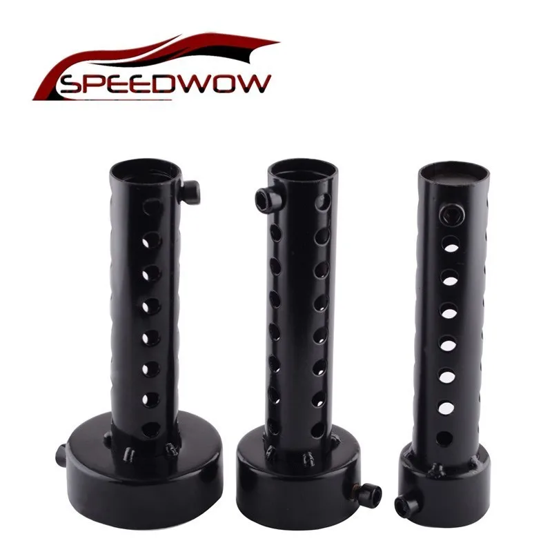 

SPEEDWOW Universal 35/48/60mm Outlet Diameter Noise Sound Eliminator Exhaust Motorcycle Adjustable Exhaust Muffler DB Killer