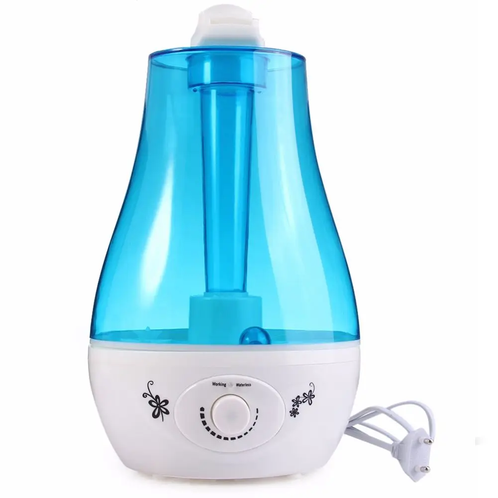 

Stylish Design Double Spray Air Humidifier 25W Practical 3L LED Aroma Diffuser Ultrasonic Humidifier for Home Mist Maker Fogge