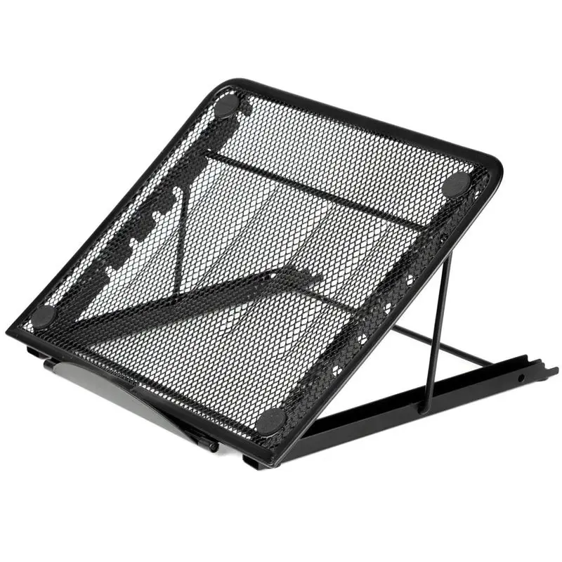 

Mesh Ventilated Adjustable Laptop Stand for Laptop/Notebook /Tablet and more (Black)