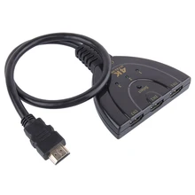 HDMI коммутатор/коммутатор 3 порта 3x1 v1.4 Пигтейл Интеллектуальный Авто с одним фиксированным HDMI кабелем sup порт 1080p 4k x 2k