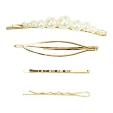 4 шт. заколки для волос декоративные Модные Простые шпилька для волос аксессуары заколки для волос для девушек