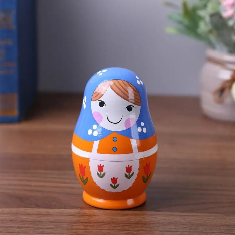 1 комплект для мальчиков и девочек одежды: деревянная матрешка куклы игрушки