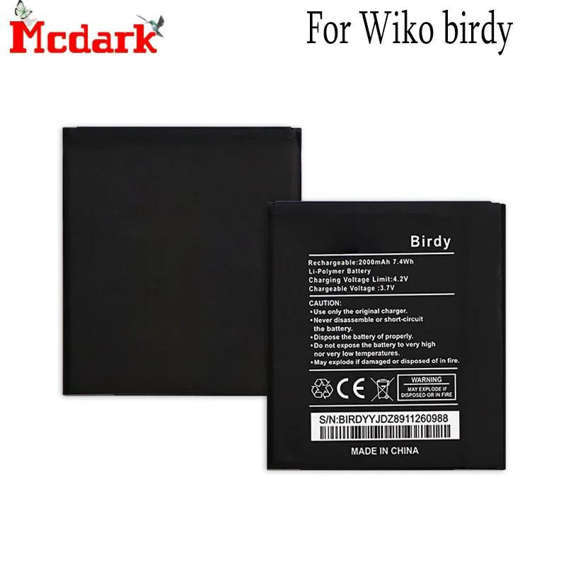 Mcdark для Wiko аккумулятор Birdy Высококачественная запасная батарея большой емкости