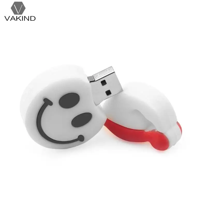 

Christmas Smile Snowman USB Flash Drive PVC USB2.0 Pendrive U Disk 2/4/8/16GB for PC Laptop Notebook