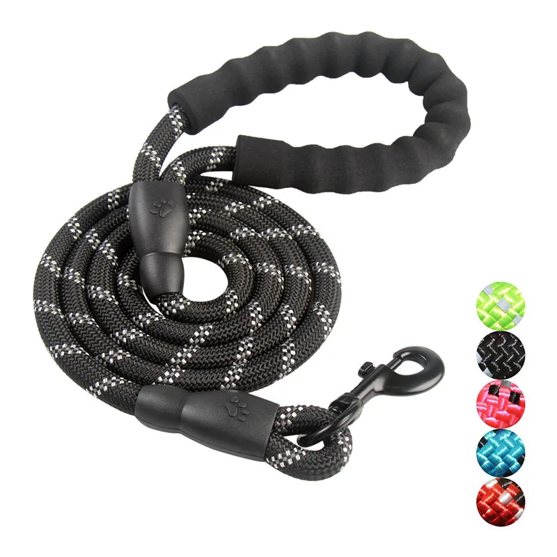 

Pets Articles Reflect Light Multicolored Round Dog Tow Dog Chain Dog Pull Bring Comfortable Handle In Large For Dogs