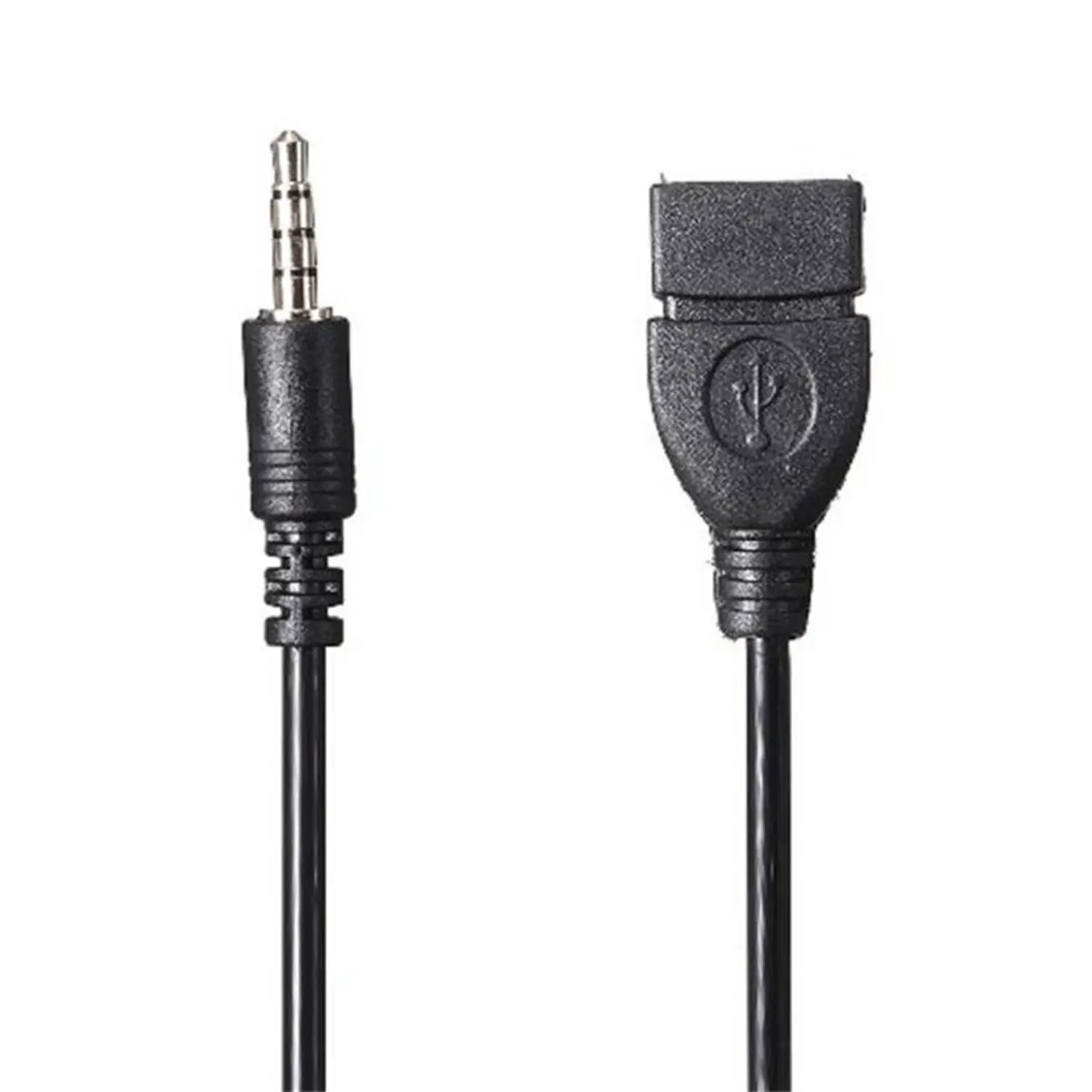 3 5 мм разъем AUX аудио к USB 2 0 штекер зарядный кабель адаптер Шнур для автомобиля