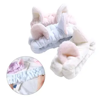

3pcs/pack Makeup Headband Cat Ear Cotton Cute Hair Band Hair Accessory Cosmetic Headband