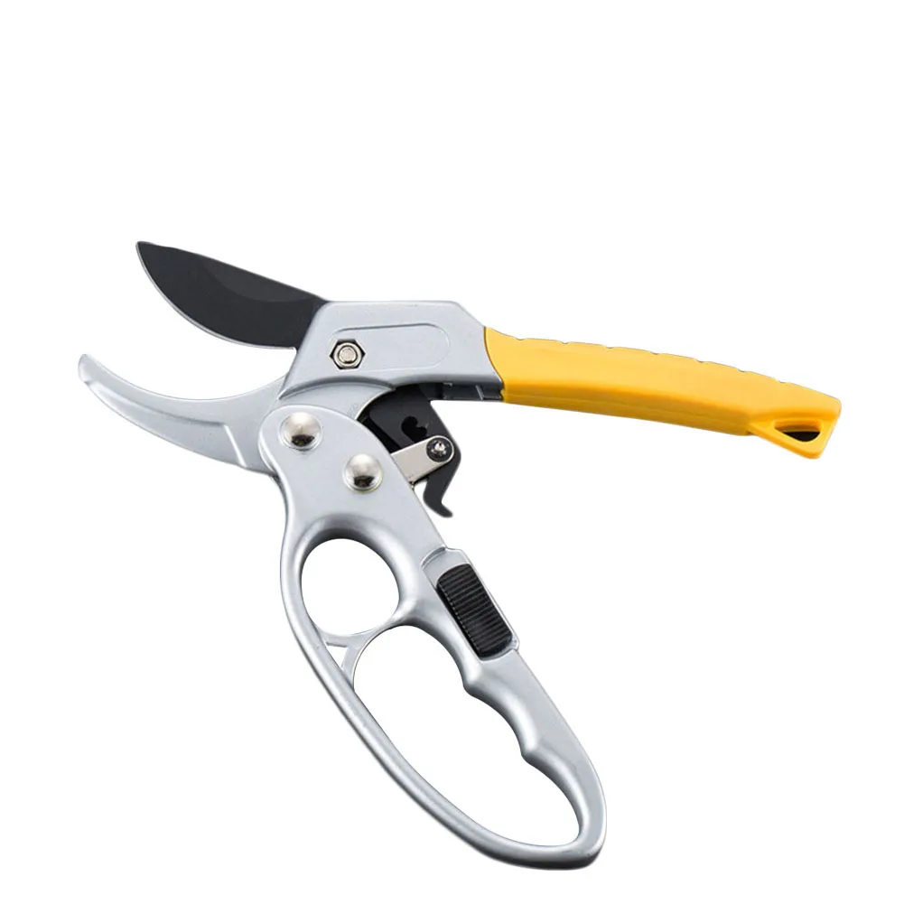 Ratchet Anvil Hand Pruning Shears with Non-slip Ergonomics Handle Hand-caring Designed Tree Clippers WXV Sale