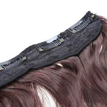 24 ''60 см длинные нарощенные кудрявые волосы Кукуруза женщины машинки 5 заколки для волос для наращивания